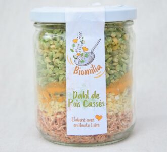 repas Biomilia - dahl de pois cassés