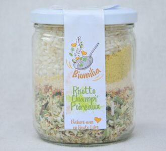 Repas BIOMILIA - Risotto champi poireaux