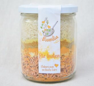 repas sain Biomilia - riz indien