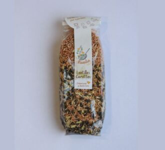 lentilles carottes en sachet